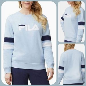 🎄3/$15 NWOT Fila Blue Crewneck Pullover Sweatshirt